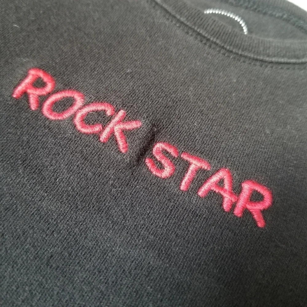 Gymboree black and red ROCK STAR onesie size 18-24mo